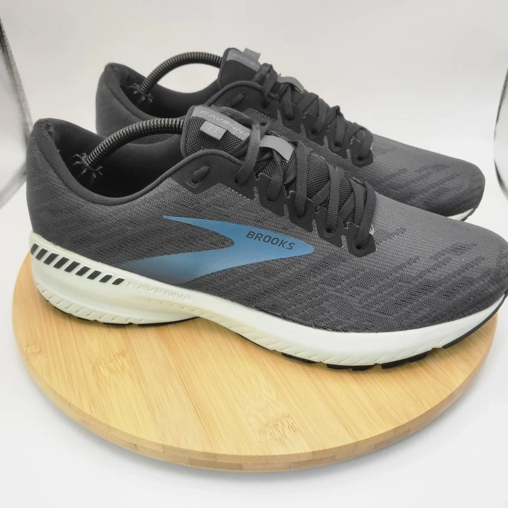 Brooks Ravenna 11 Mens Running Shoes Grey Blue 1103301D060 Size 11.5